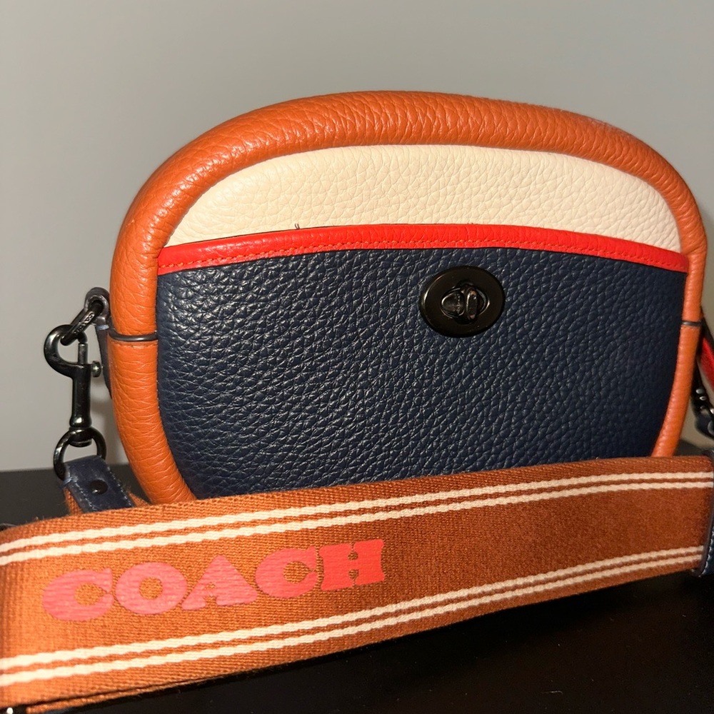 Coach Brown Leather Patch
